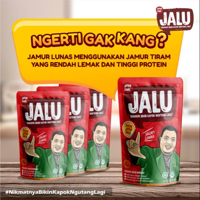 

Jamur Krispi JALU - Krispy nya keripik jamur