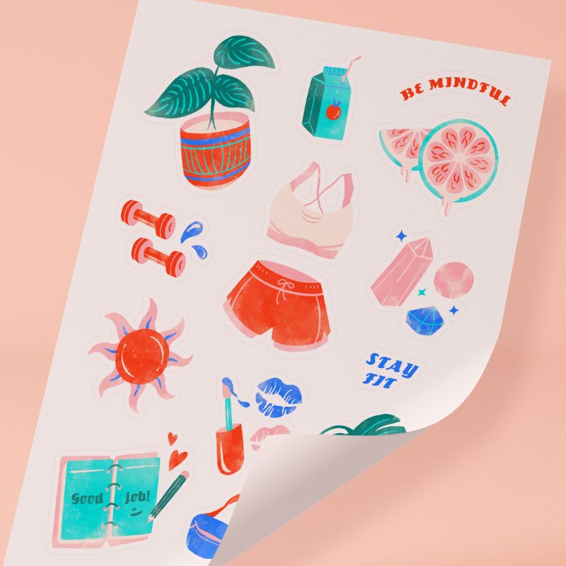 

STICKER AESTHETIC - A DAY IN MY LIFE SERIES (SIZE A5)