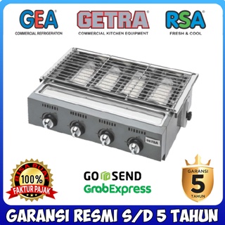 Jual GRILLER GAS GETRA OL-4B ROASTER 4 TUNGKU PEMANGGANG SOSIS BBQ ...