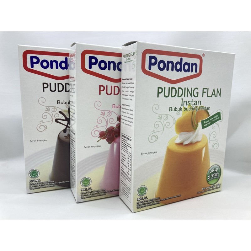 

Pondan PUDDING FLAN INSTAN 180gr BOX