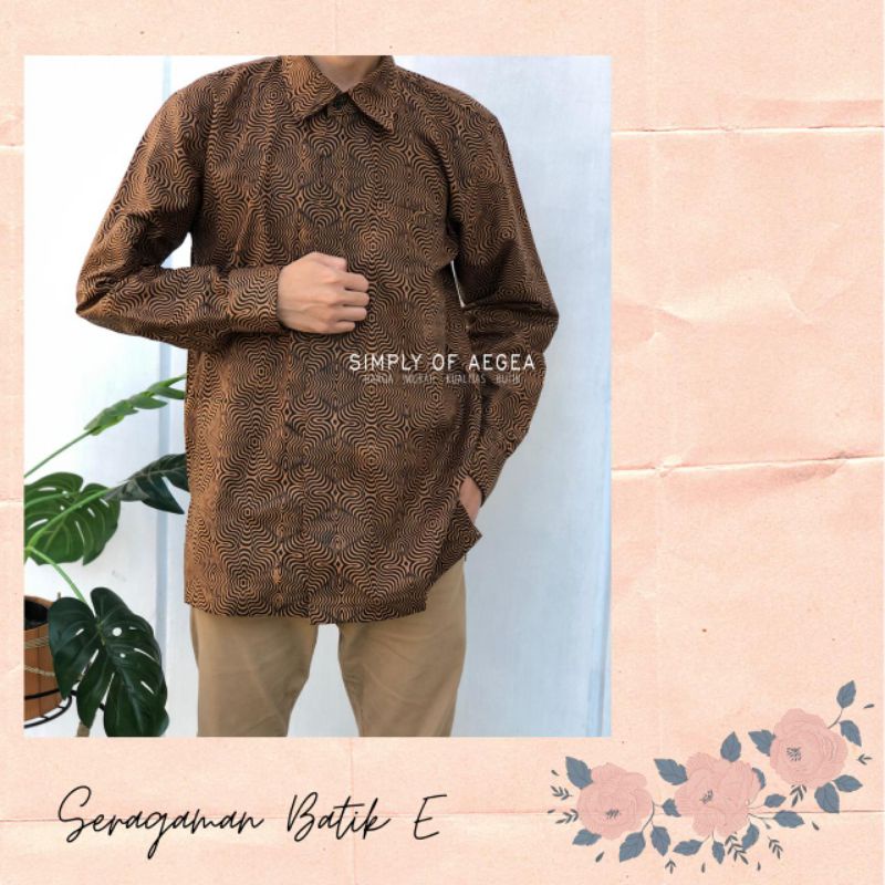 Kemeja Batik Pekalongan | kemeja lengan panjang