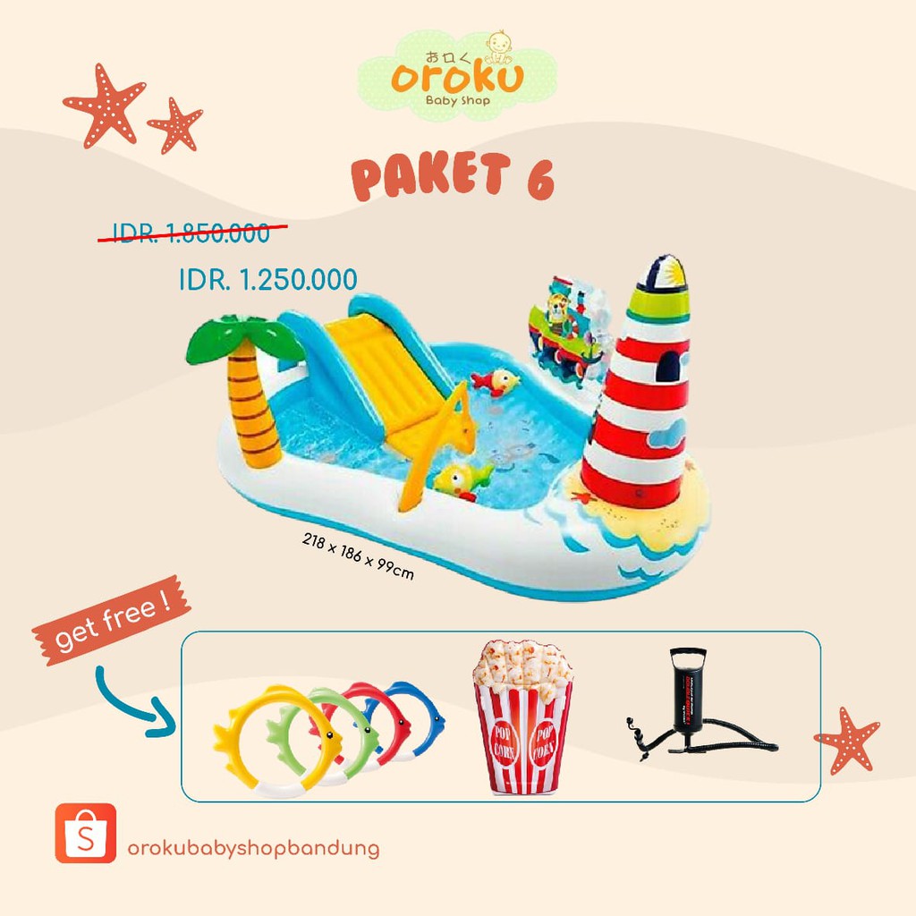 INTEX SWIMMING POOL PAKET / KOLAM RENANG / INTEX