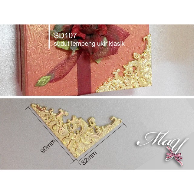 

Ornamen Hiasan Aksesoris Gift Box / Kotak Kado : Sudut Mika