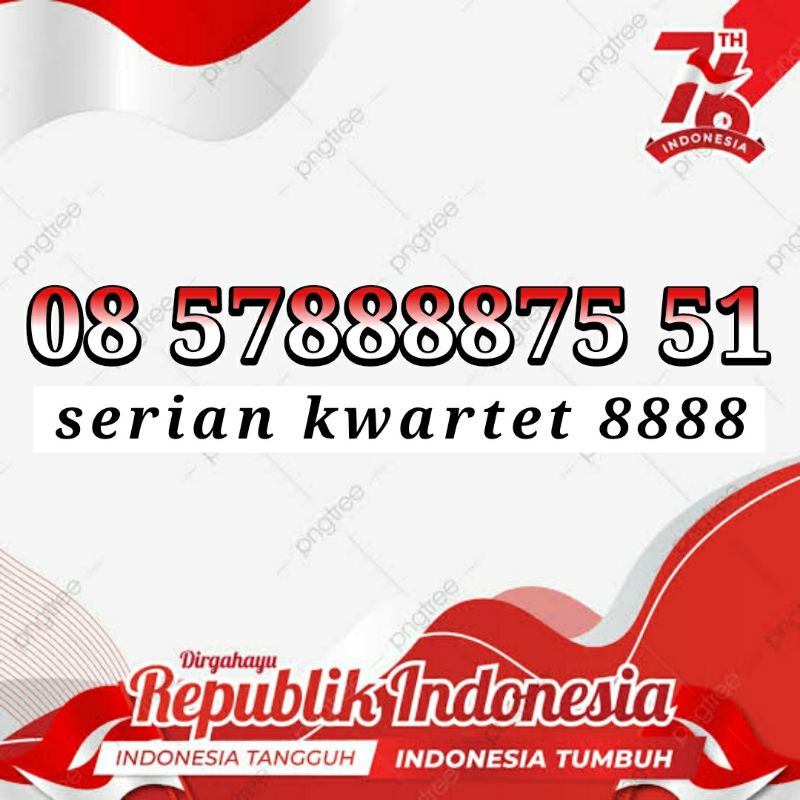 Nomor cantik indosat 8888 ekor naik nomor cantik kwartet delapan IM3 nomor cantik kwartet 8888