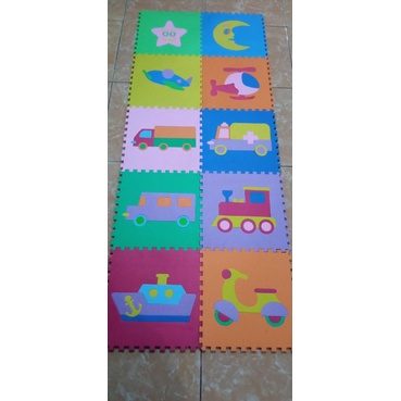 Puzzle Anak Evamat Motif Kendaraan