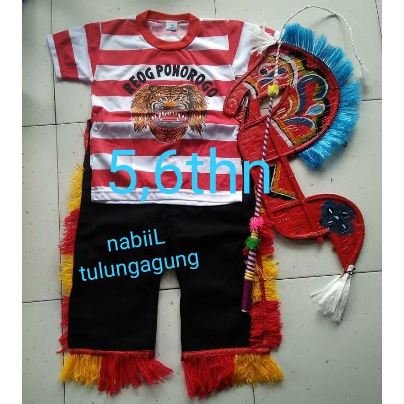 setelan kaos reog kuda lumping cambuk