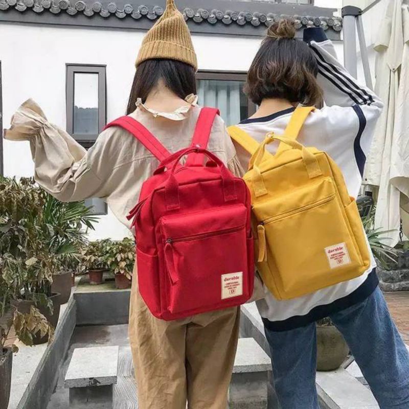 Ransel Wanita Kasual Tahan Air Ransel Perkotaan Oxford Tas Punggung Orangtua-anak Tas Sekolah Remaja Ransel Sekolah Kuning Anak Perempuan