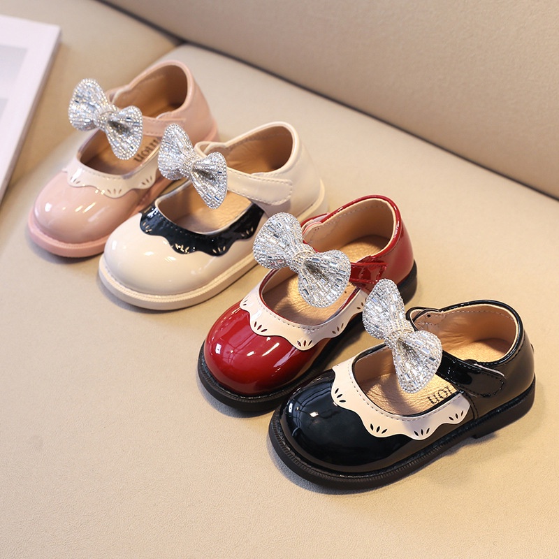 SH31-Sepatu Pesta Anak Perempuan British Beanie Grogeous