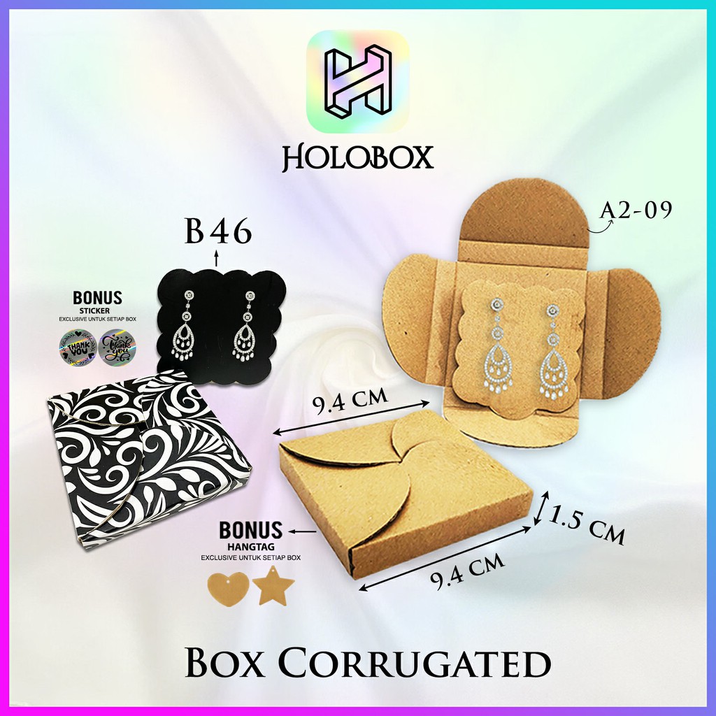 

Box/Dus/Kotak Aksesoris/Packaging/Corrugated Uk.9.4x9.4x1.5