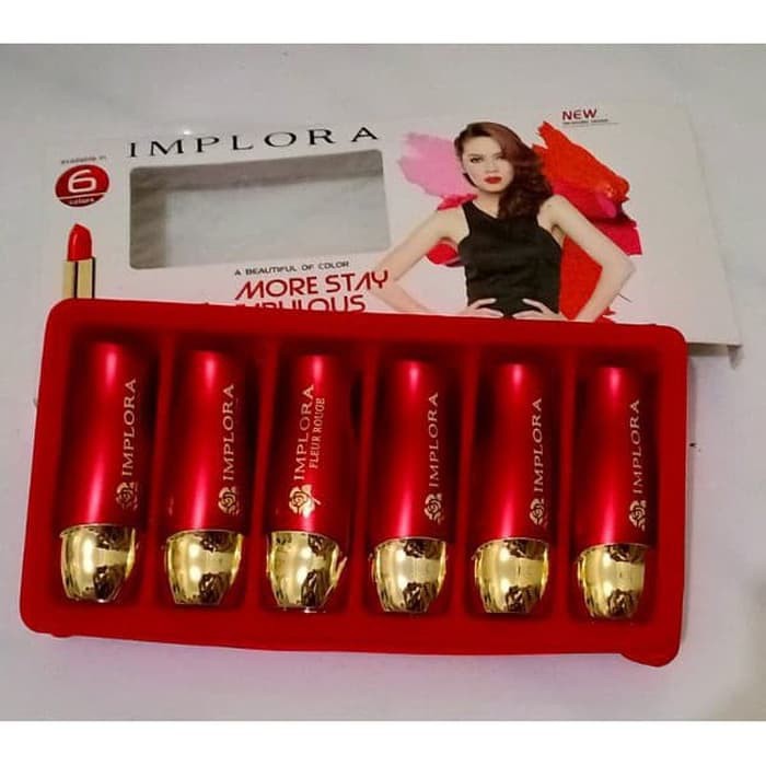 Implora Fleur Rouge Lipstik Mawar