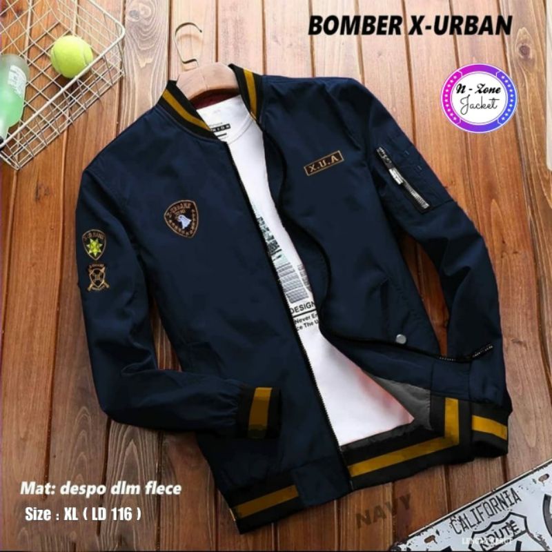 Jaket bomber dangerline / jaket bomber blackline / jaket bomber xua / urban / urban xua / xua