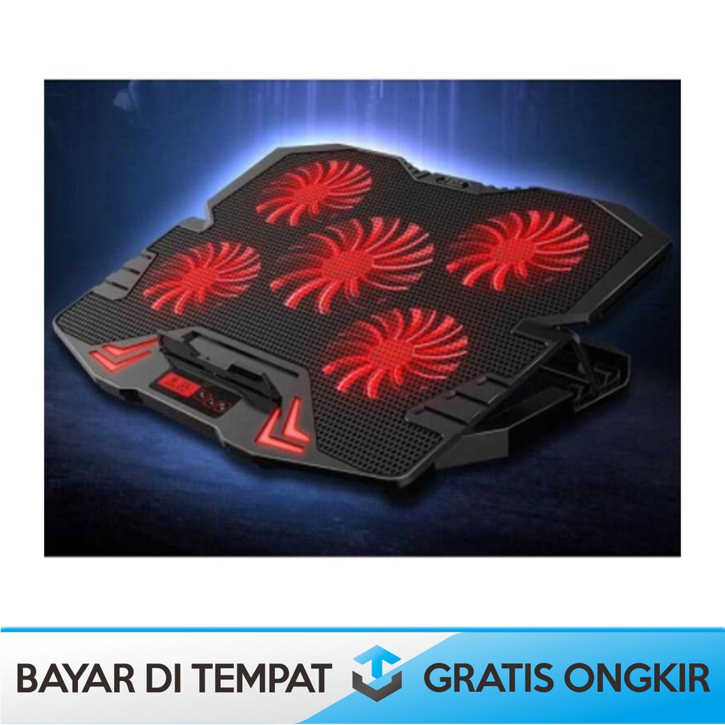 COOLING PAD LAPTOP GAMING LAPTOP GAMING MURAH ASUS ACER MAC MURAH - PENDINGIN LAPTOP COOLER 5 KIPAS