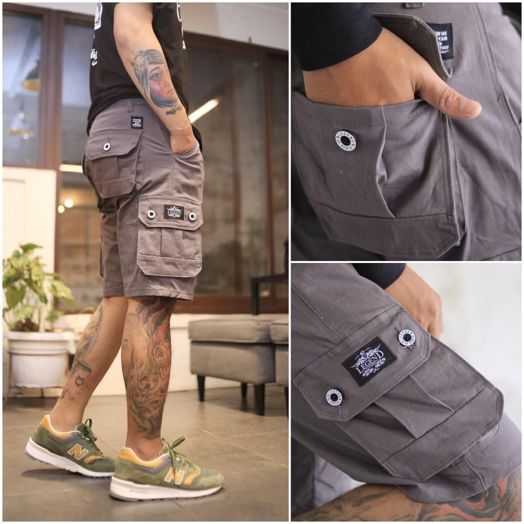  COD Celana  Cargo Pendek  Original  Legend of Denim 