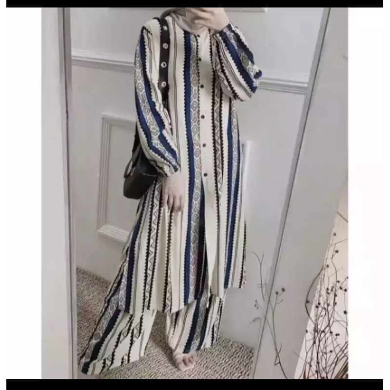 Terbaru  ONE SET JUMBO MALIKA TUNIK/RAYON JUMBO/FASHION WANITA/COD/DNILYA