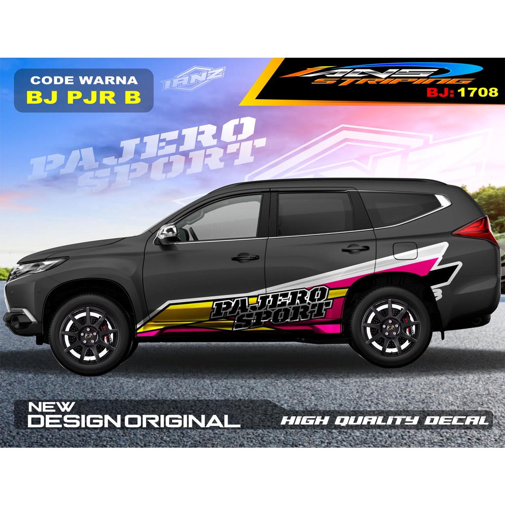 STIKER MOBIL PAJERO / STIKER MOBIL GRAND LIVINA / VARIASI STIKER PAJERO / STIKER MOBIL FORTUNER