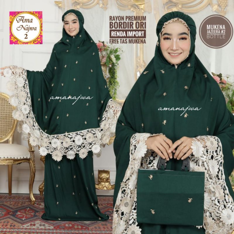 100% ORI Mukena Jazeera #2 Jumbo by Ama Najwa 2