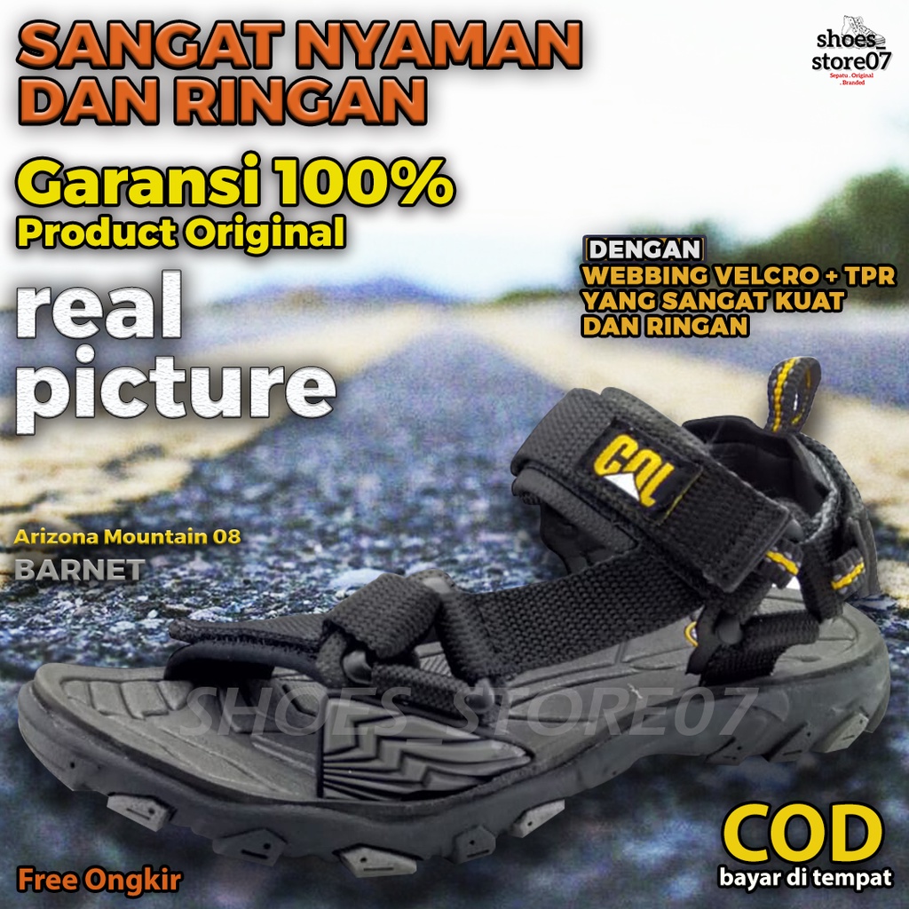 Sandal Pria Wanita Casual Kekinian Kulit Karet Murah Slop Dewasa Gunung Sendal Cowok Laki laki Outdo