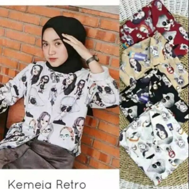 W&amp;D Baju KEMEJA RETRO