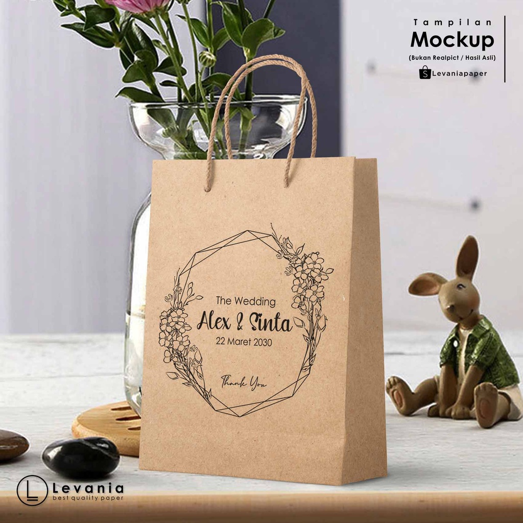 

Size 15,5x4,5x24cm - Paperbag - Tas Kertas