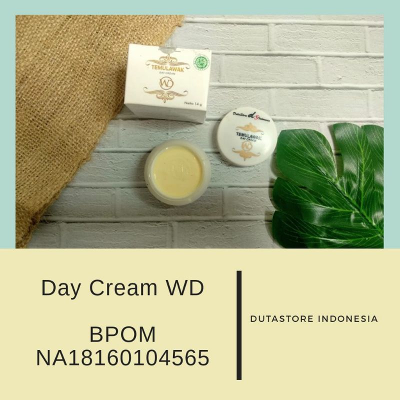 Day Cream Temulawak WD Skincare