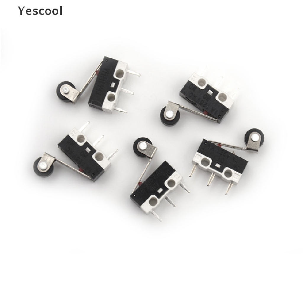 Yescool 5Pcs Saklar Aktuator Mikro Mini Ultra Mini Dengan Sub Switch