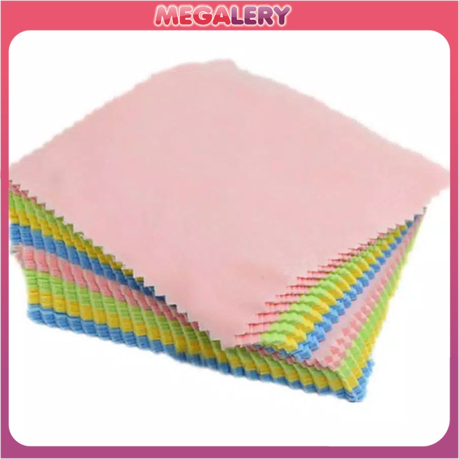 KAIN Lap Kacamata Pembersih Kaca Lensa Microfiber Bahan Halus Layar Hp Kamera Cleaner