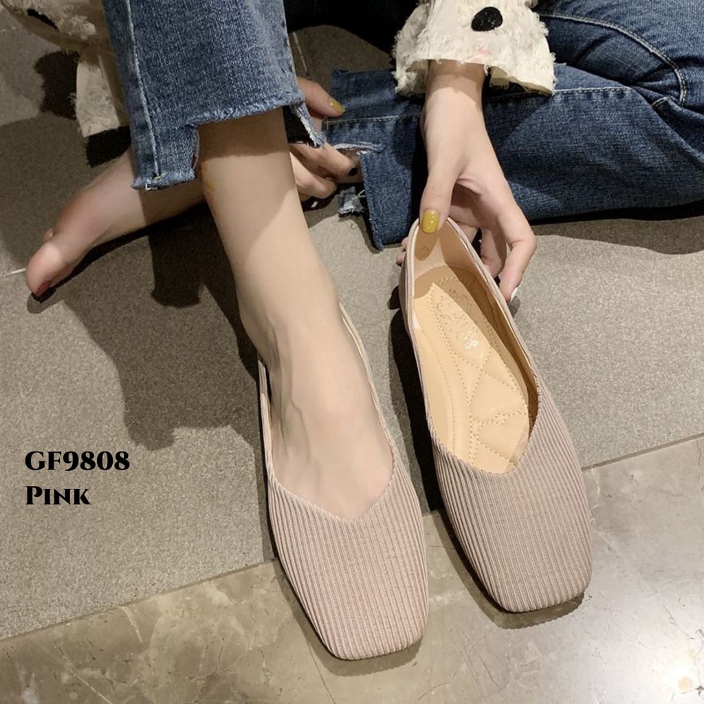 WYN SEPATU FLAT SHOES CANVAS CASUAL LADIES GF9808