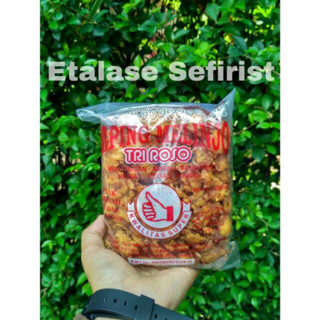 

READY EMPING Enak 100% Emping Medem Pedas Manis 250gr - UMKM Kebumen