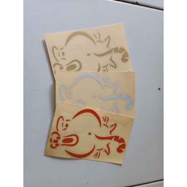 

sticker cat/kucing lucu cutting sticker