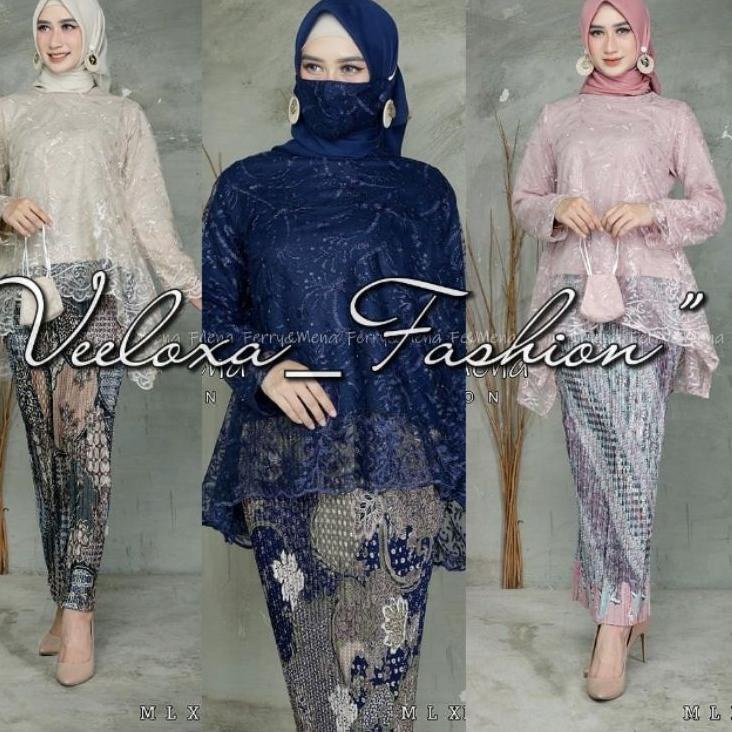 "VUT. 870499" Kebaya Rinjani Tile > Setelan Kebaya Burkat / Kebaya Tunik / Kebaya Remaja / Kebaya Mo