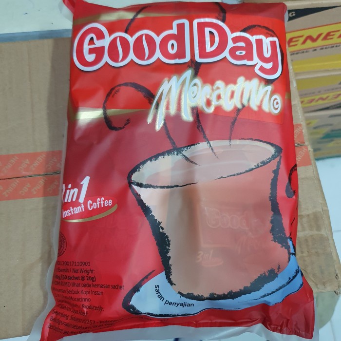 

DISKON - (BISA COD) Kopi Good Day Mocacinno 1 Pak isi 50 Sachet @20 Gram - Good Day Merah