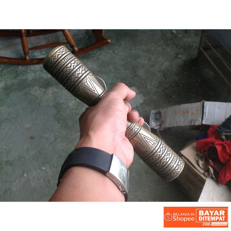 Handle / door pull / tarikan pintu kuningan antik motif ukir egypt Termurah