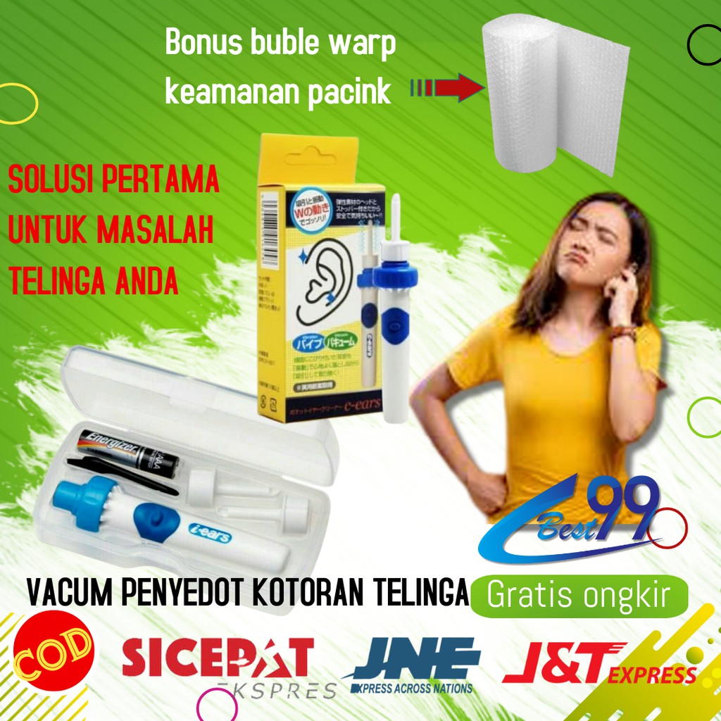 VACUM TELINGA I-EARS ALAT PEMBERSIH  PENYEDOT KOTORAN TELINGA ELEKTRIK