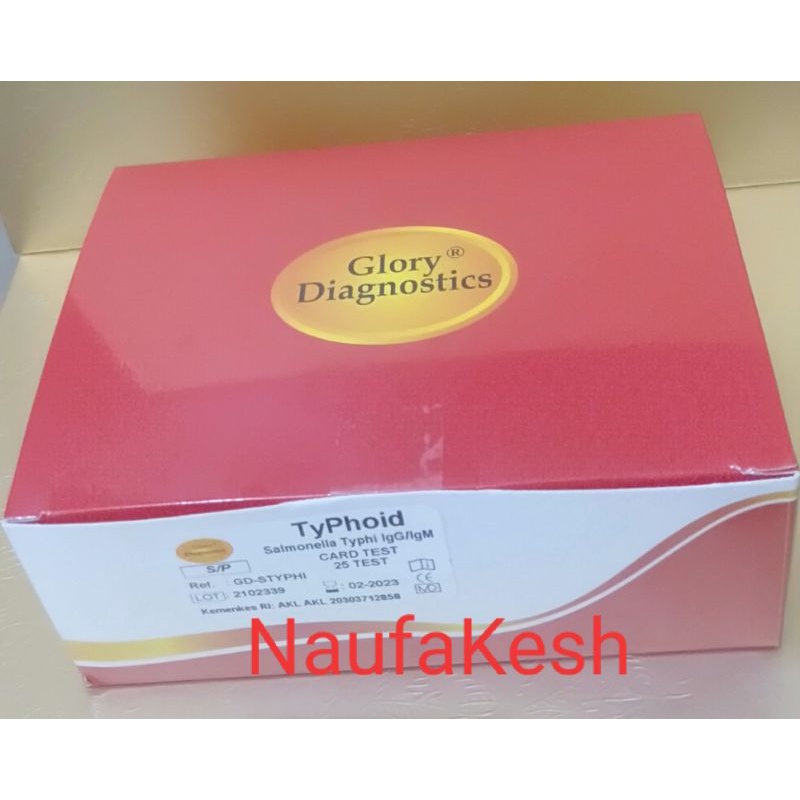Typhoid Igg / IgM Salmonella Typhi Glory Diagnostics