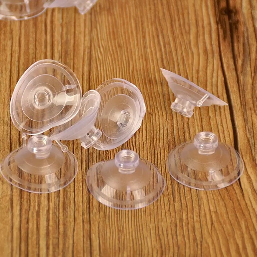 Kop Kaca Tempelan Kaca Bening 4 cm