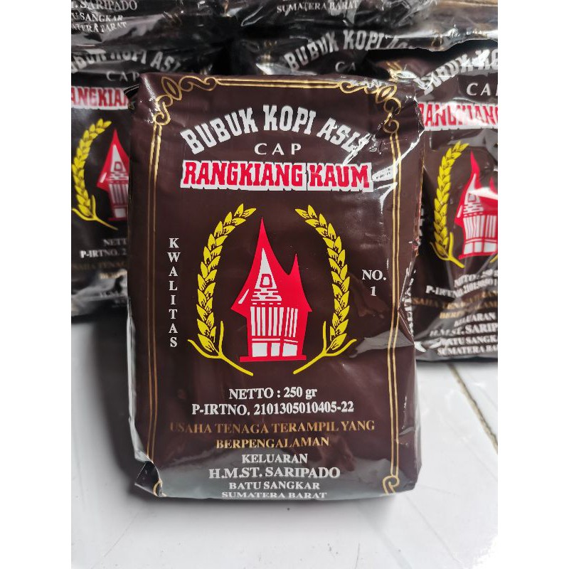 

Bubuk Kopi Asli Cap Rangkiang Kaum H. M. St. Saripado Original