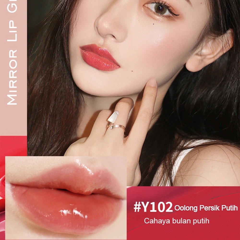 Penjualan panas asli baru Lip gloss MEIYUAN Yzs Bibir Glasir Cair Matte Lip Gloss Pelembab Berkilau Untuk Perawatan Bibir Montok Lasting Glossy Lipstik | PINK FLASH Lipgloss