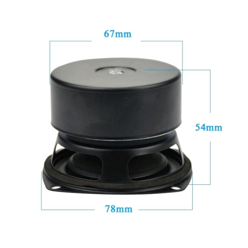 1Pcs AIYIMA Subwoofer 3 Inch 25W HiFi Subwoofer Speaker 4 / 8