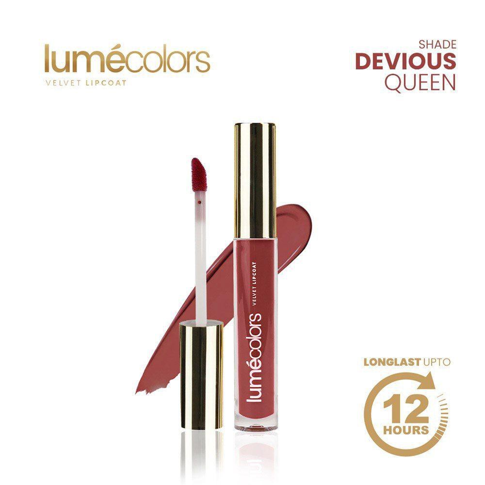 LIPSTIK HALAL ASLI LUMECOLORS velvet lipcoat - DEVIOUS QUEEN - LUMECOLORS LIPSTIK