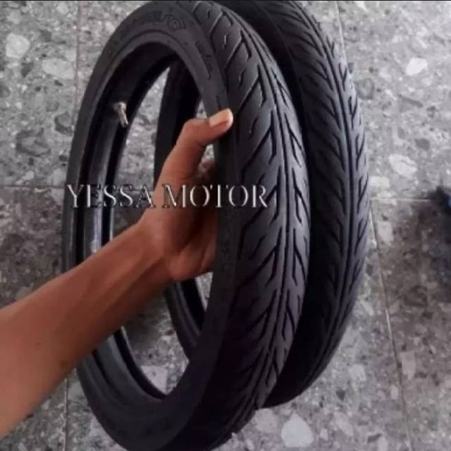 BAN SEKEN MINI VARIASI BAN MATIC SEPASANG UKURAN 50/90 60/90 RING 14 TUBLES