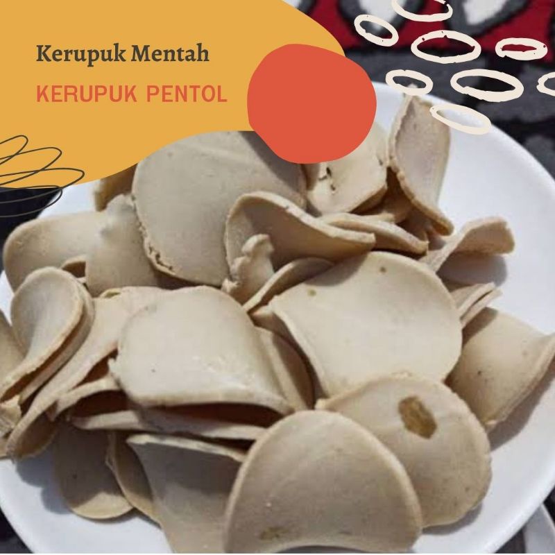 

[250 GRAM] KERUPUK PENTOL / KRUPUK PENTOL / KRECEK PENTOL