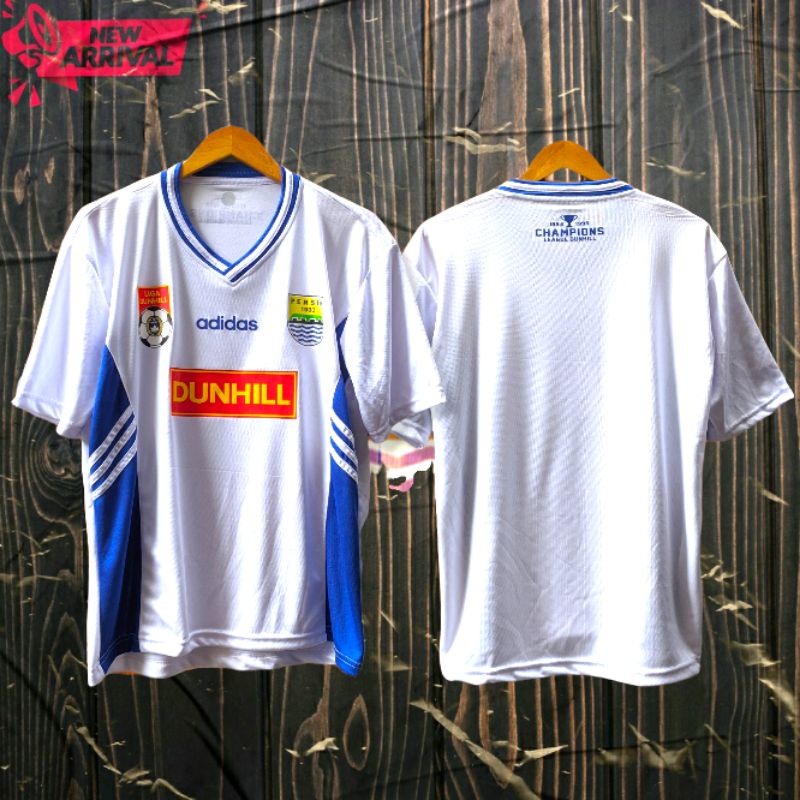 TERLARISS Kaos bola Dunhill prsb 94 away retro Champions