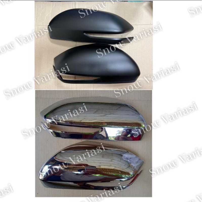 Cover Spion Wuling Almaz Hitam Chrome Jsl