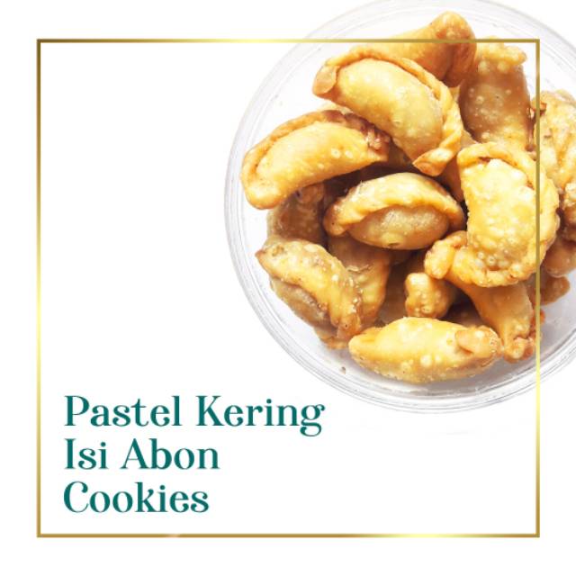 

Pastel Kering Isi Abon