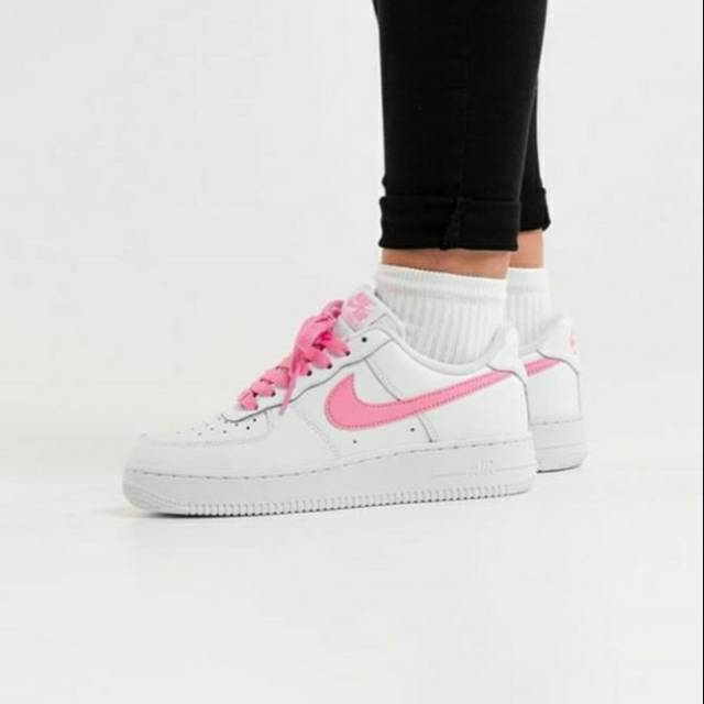 nike air force 1 pink white