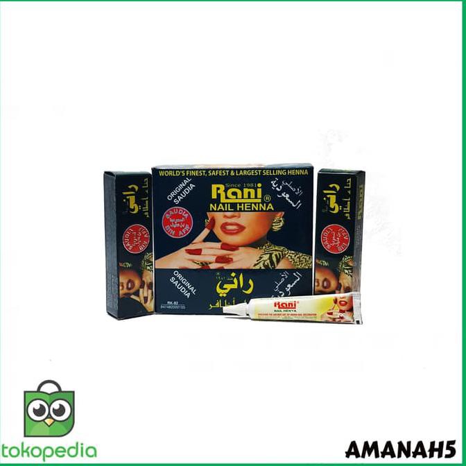 Henna RANI Original / Pacar kuku Rani / Henna Original 1 pack