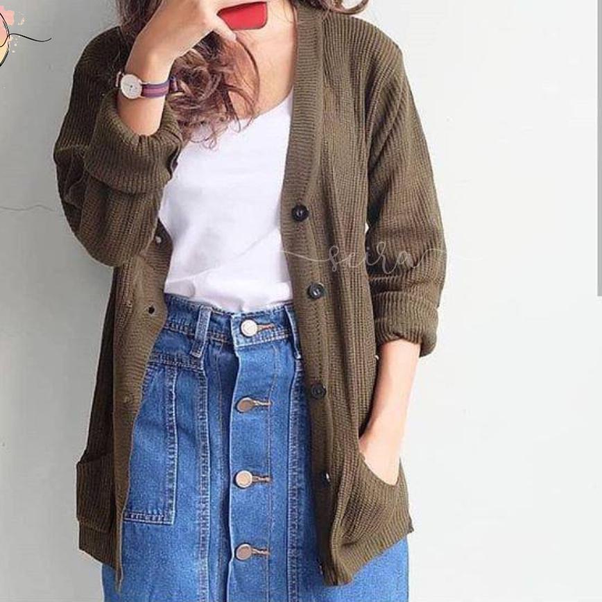 ➨ [BISA ] Merissa Outer Cardigan / Cardigan Wanita Rajut Halus / Merisa Outer Cardi / Cardigan Rajut