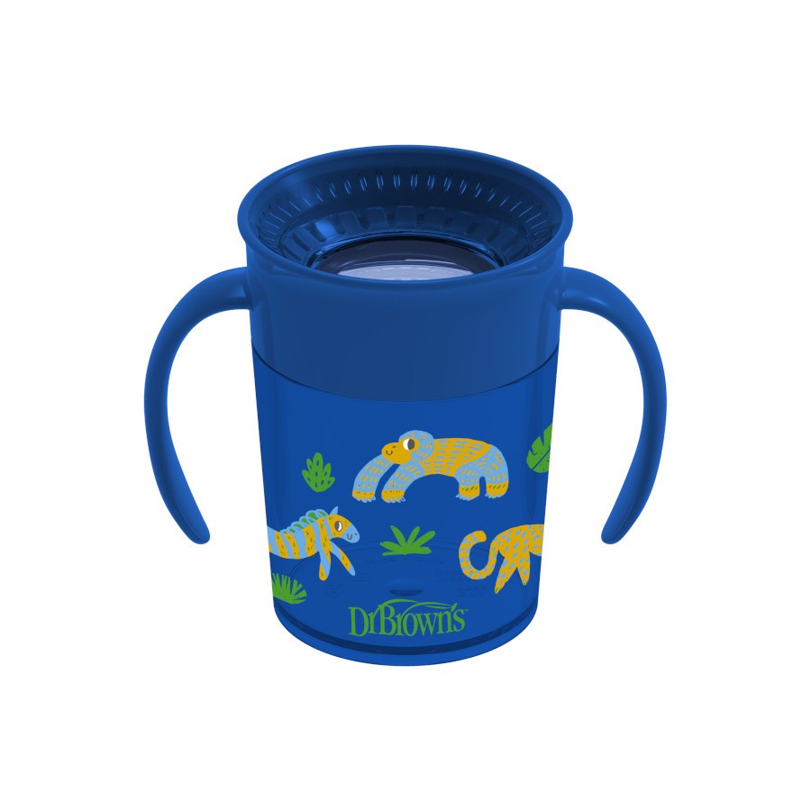 Dr Brown's - Jungle Fun Cheers 360 Spoutless Transition Sippy Cup