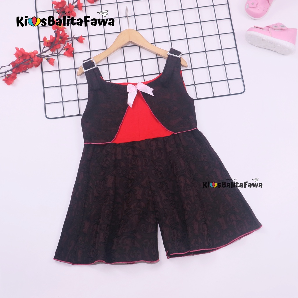 Overall Jessy uk 1-4 Tahun / Dres Anak Perempuan Baju Kensi Cewek Bahan Katun Adem Gaun Import Murah