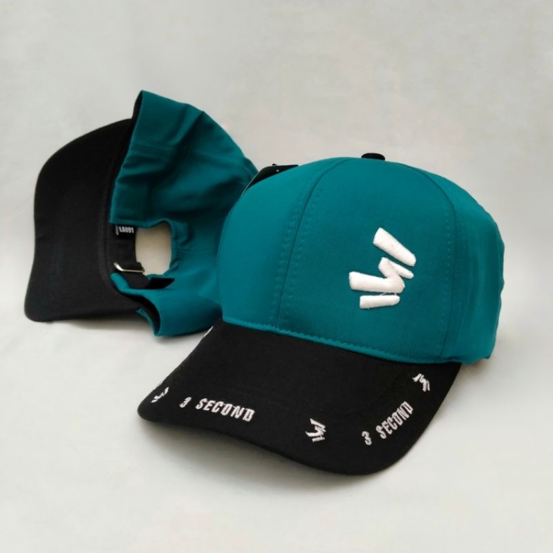 TOPI 3SECOND FREE STIKER TRUCKER JARING DISTRO PRIA BASEBALL COWOK KEREN LOGO BORDIR PREMIUM MURAH